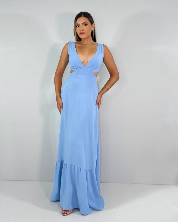 Vestido Miranda - Azul Serenity - Imagem 2