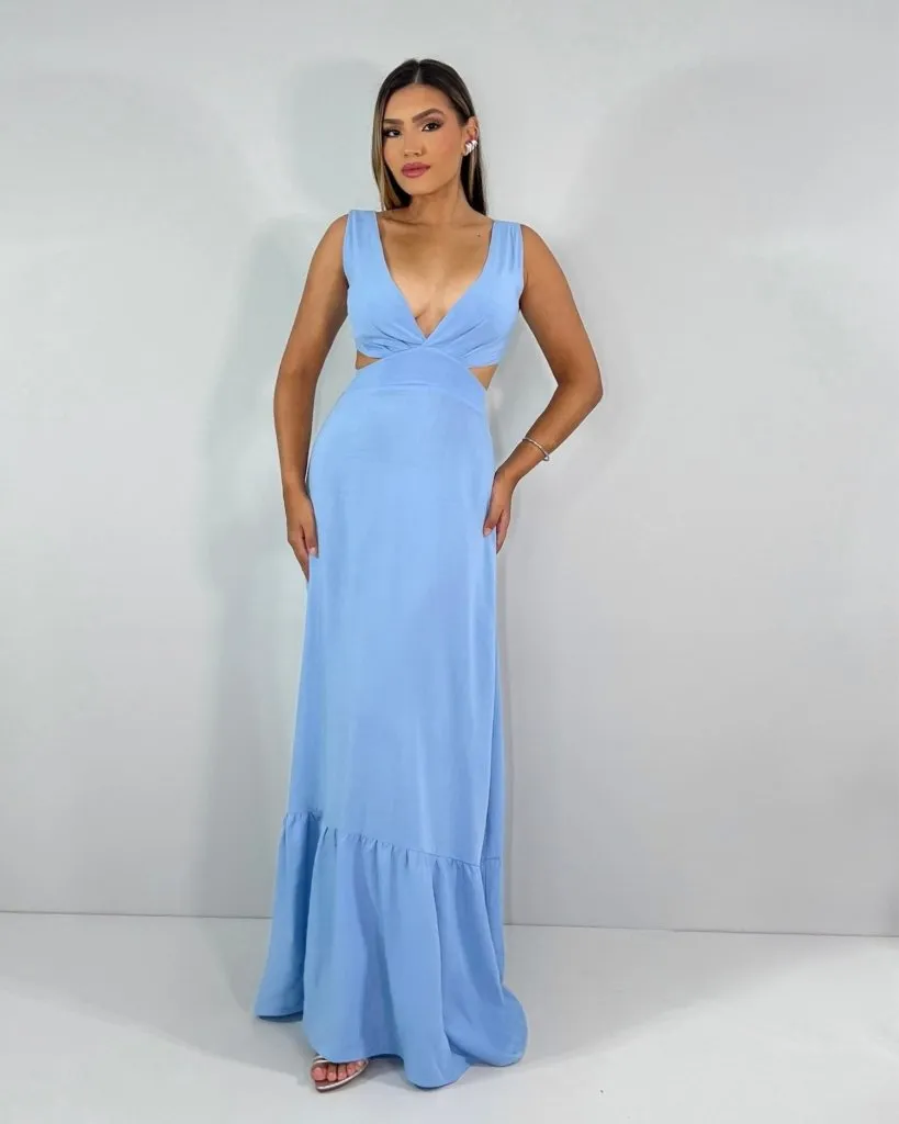 Vestido Miranda - Azul Serenity, foto 2