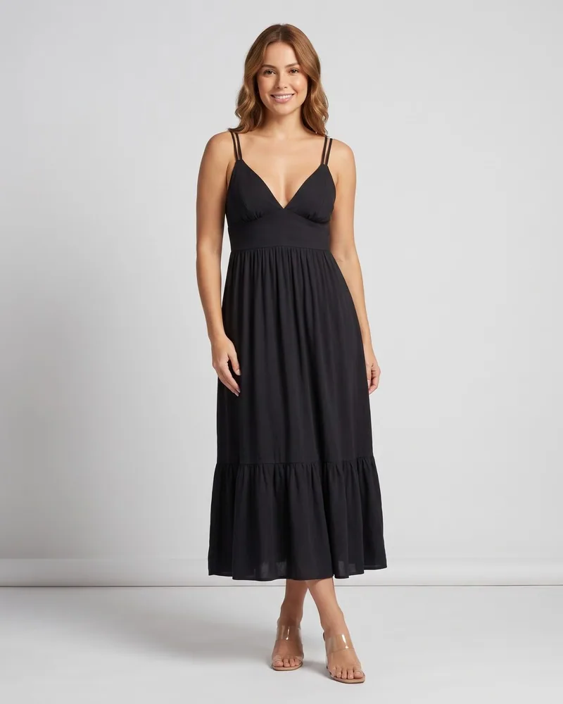 Vestido Maísa - Preto, foto 3