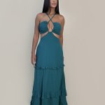 Vestido Michelle - Verde Amazônia