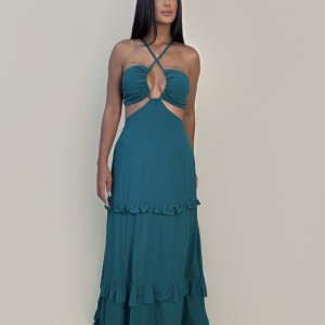 Vestido Michelle - Verde Amazônia - Image 1