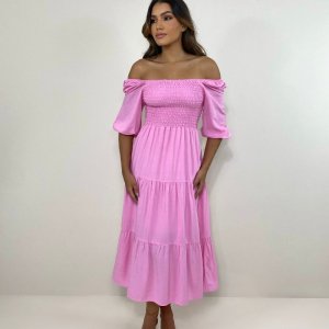 Vestido Juliana - Rosa Bebê - Image 6