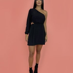 Vestido Luna em Duna - Preto - Image 3