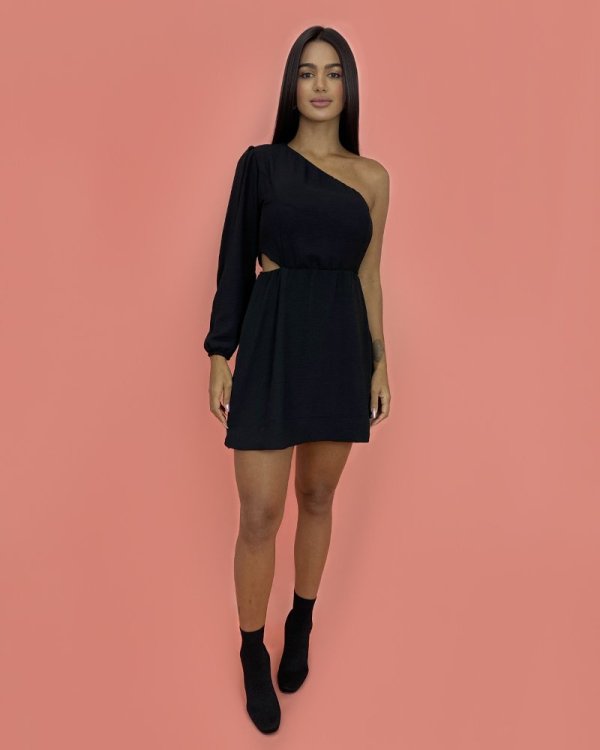 Vestido Luna em Duna - Preto - Imagem 3