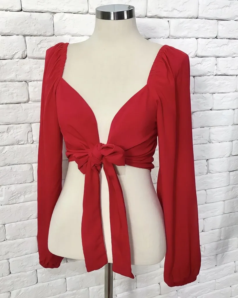 Cropped Multiformas - Vermelho