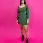 Vestido Daise - Verde Militar