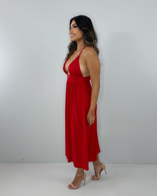 Vestido Heloína - Vermelho - Imagem 2