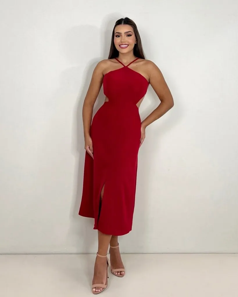 Vestido Patrícia - Vermelho
