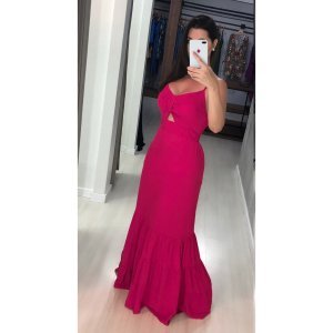 Vestido Jéssica Longo - Pink - Image 1
