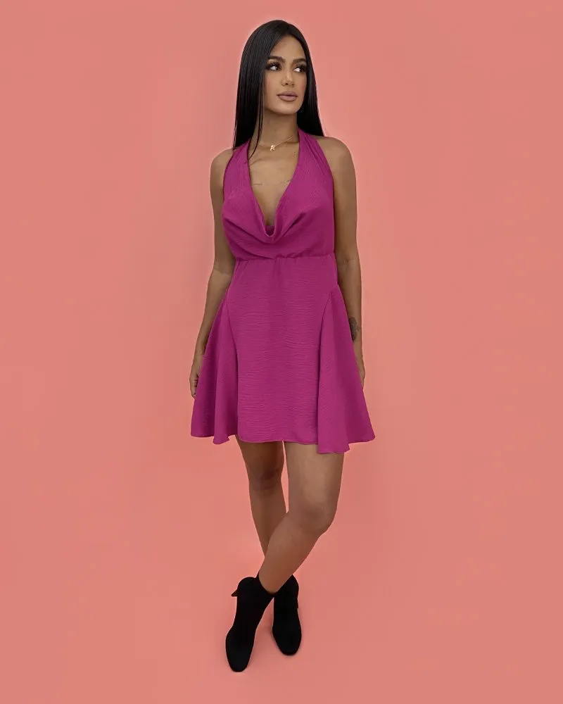 Vestido Josy - Fúcsia