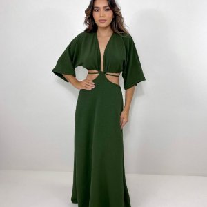 Vestido Cibele - Verde Militar - Image 2
