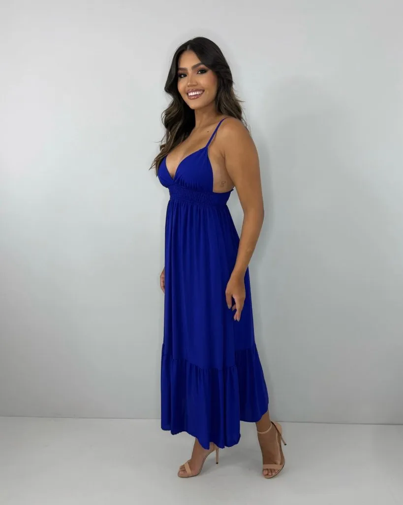 Vestido Beatriz - Azul Royal