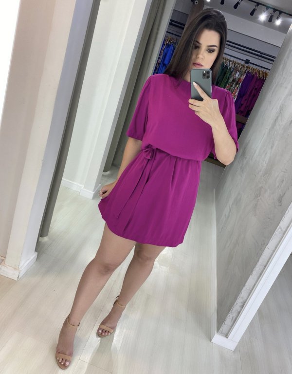 Vestido Elis - Fúcsia - Imagem 4