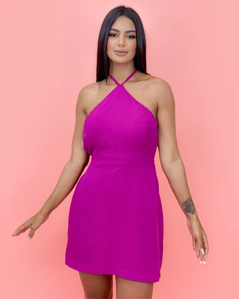 Vestido Iara - Fúcsia