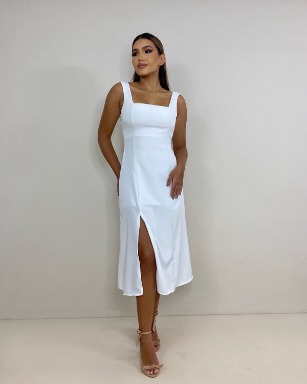 Vestido Roberta - Branco - Imagem 4