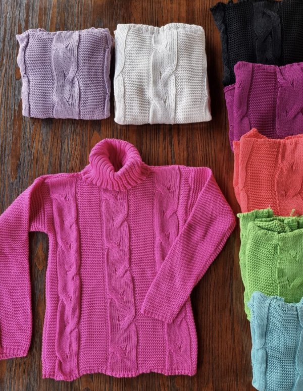 Tricot com Gola Alta Marlene - Cores - Imagem 3