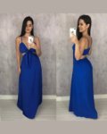 Vestido Natália – Azul Royal