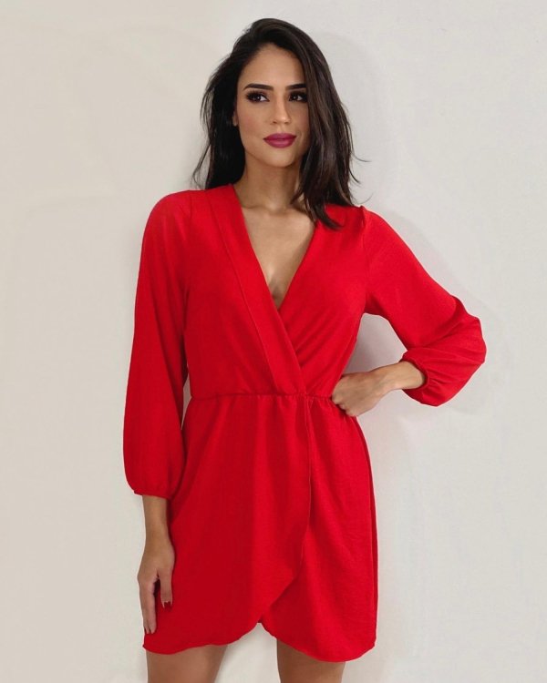 Vestido Samara - Vermelho - Imagem 3