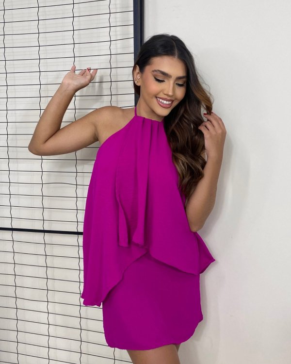 Vestido Tiffany - Fúcsia - Imagem 4