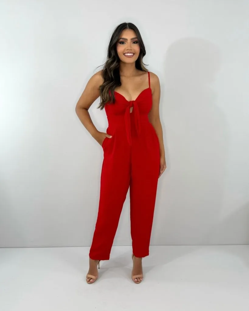Macacão Jessy - Vermelho
