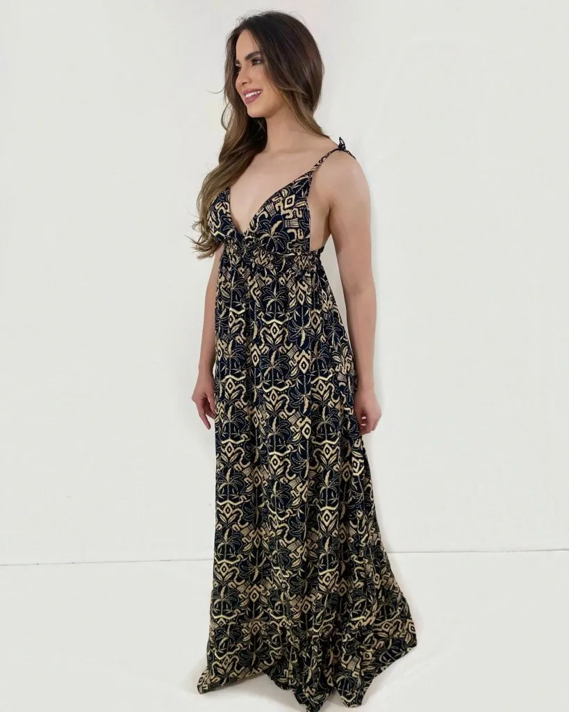Vestido Valentina Longo - Estampado Arabesco