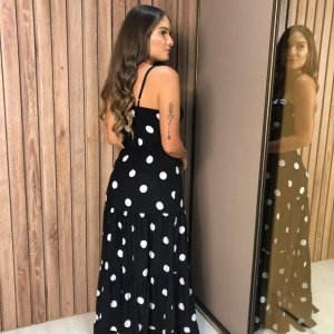 Vestido Camila - Poá Preto - Image 2