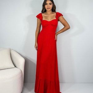 Vestido Isla - Vermelho - Image 3