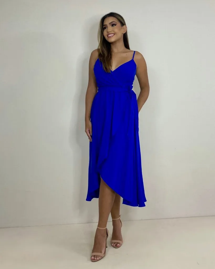 Vestido Hermione - Azul Royal