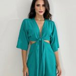 Vestido Mariana - Turquesa