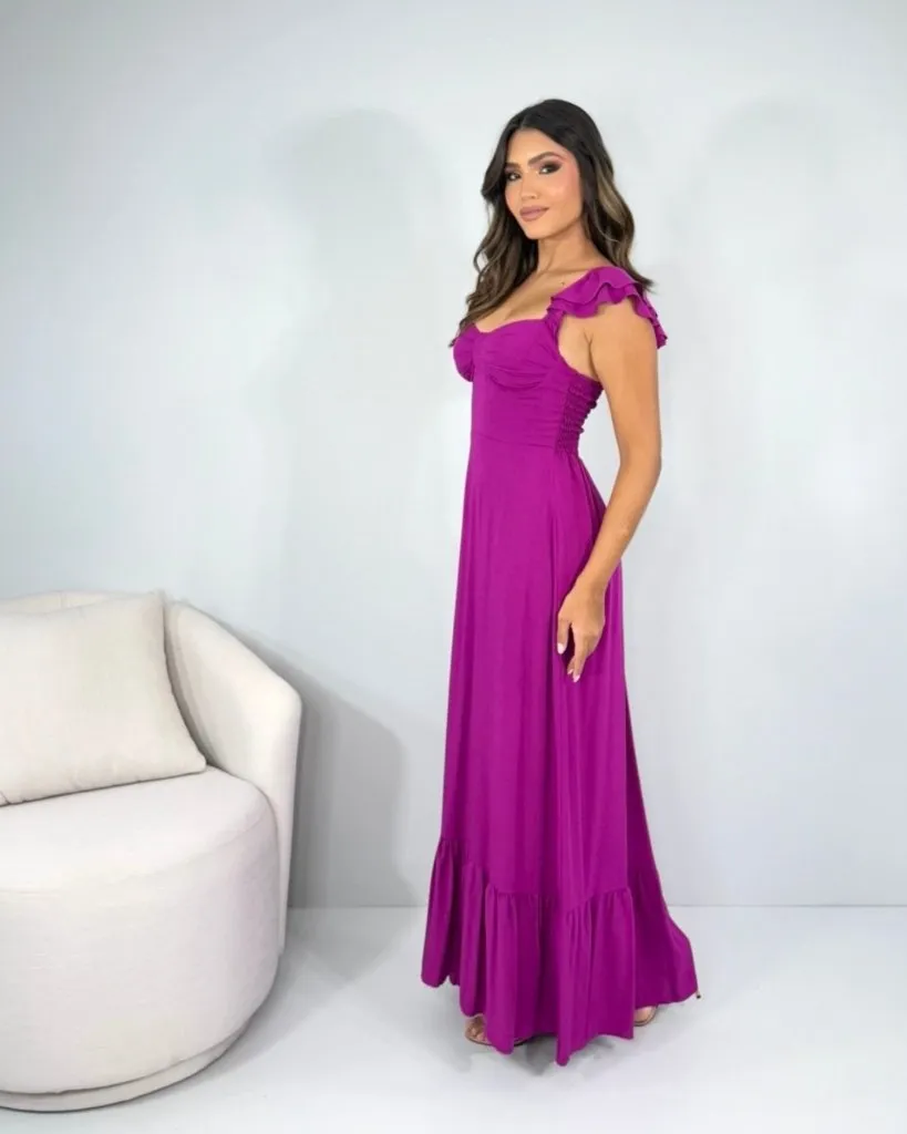 Vestido Isla - Fúcsia