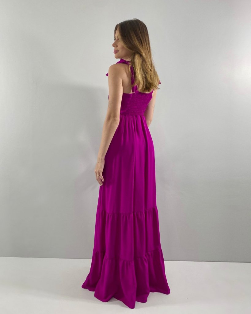 Vestido Pérola - Fúcsia