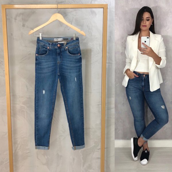 Calça Jeans Cigarrete Ludmilla