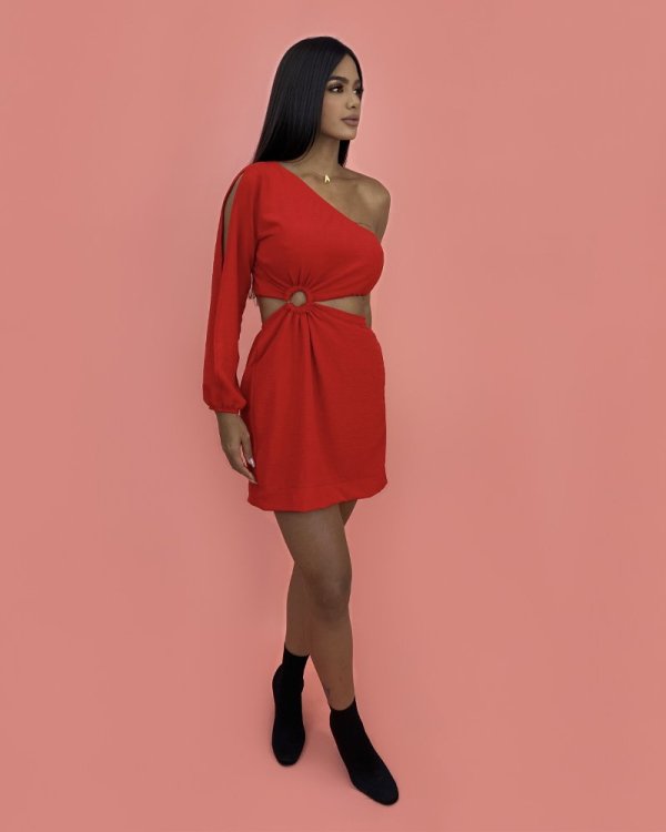 Vestido Rubi - Vermelho - Imagem 4