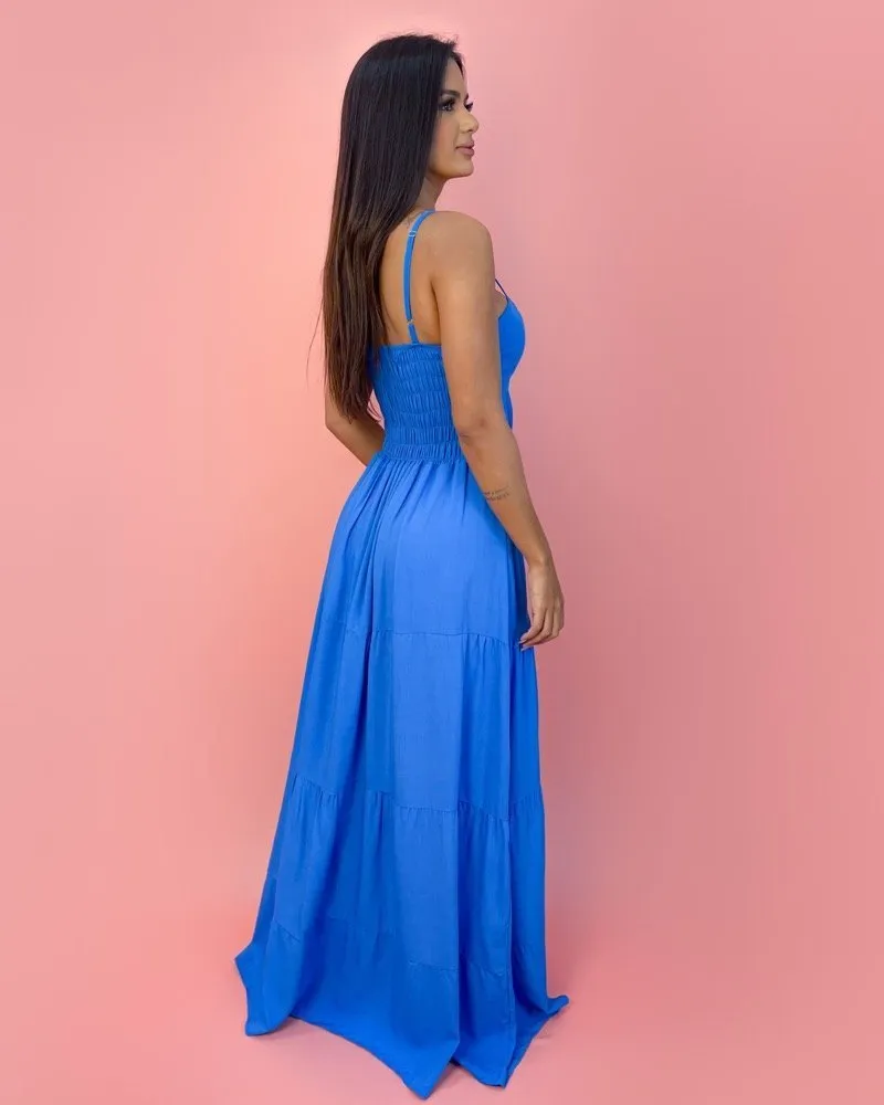 Vestido Camila - Azul
