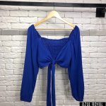 Cropped Multiformas - Azul Royal