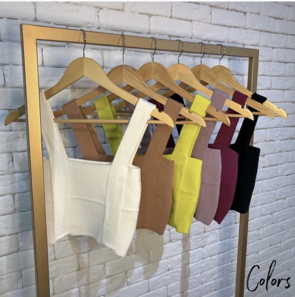 Cropped Tássia - Tricot Modal - Cores