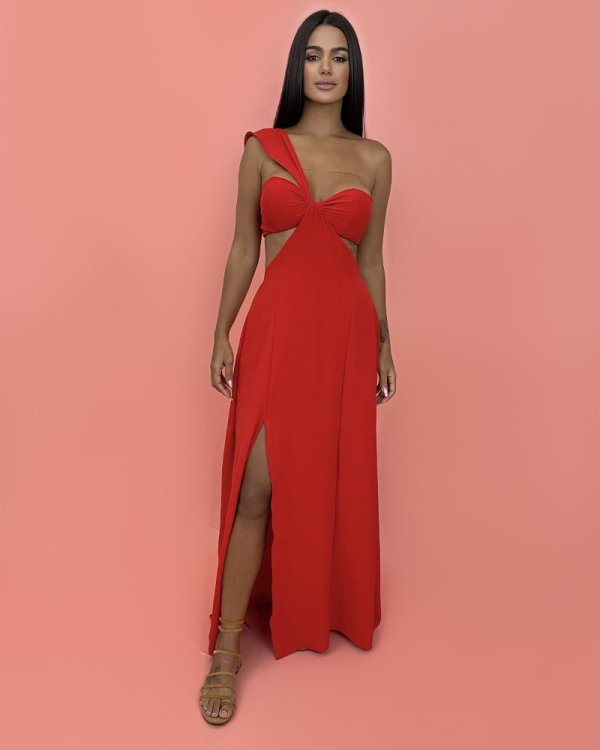Vestido Antonela - Vermelho