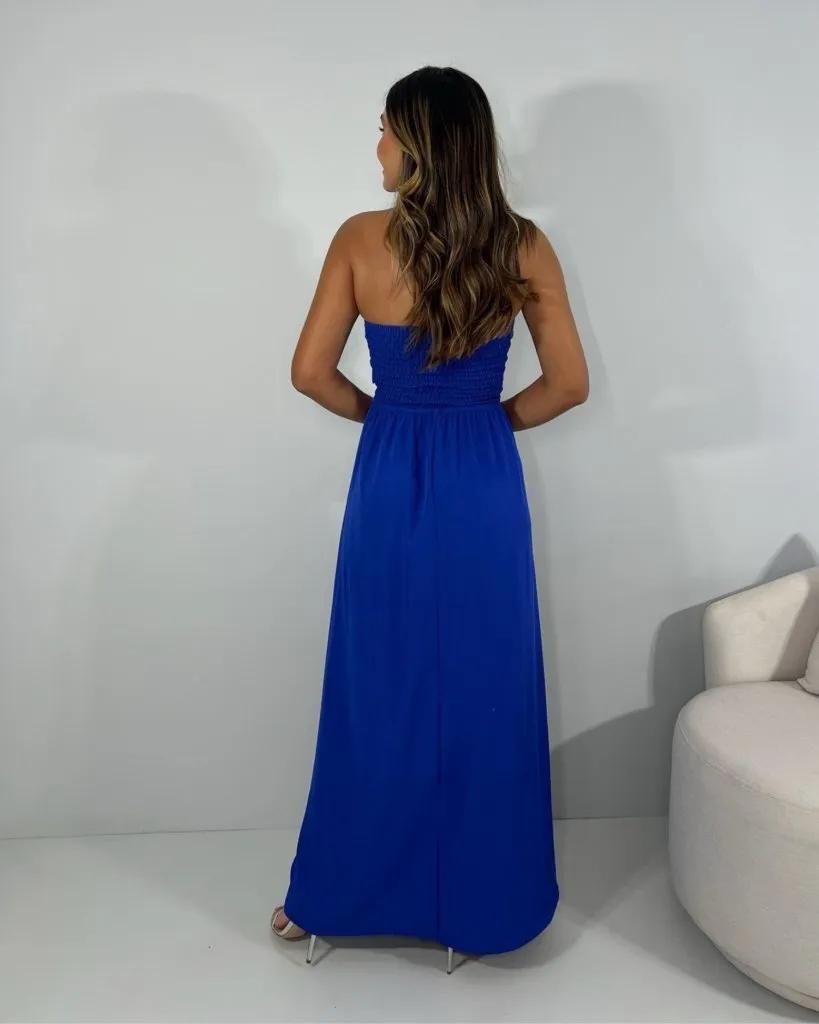 Vestido Maya - Azul Royal