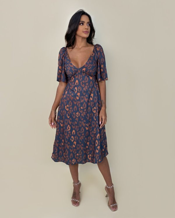 Vestido Núbia - Onça Azul - Imagem 5