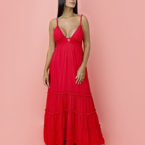 Vestido Raquel - Vermelho - Image 4