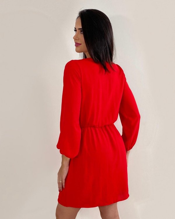 Vestido Samara - Vermelho - Imagem 4