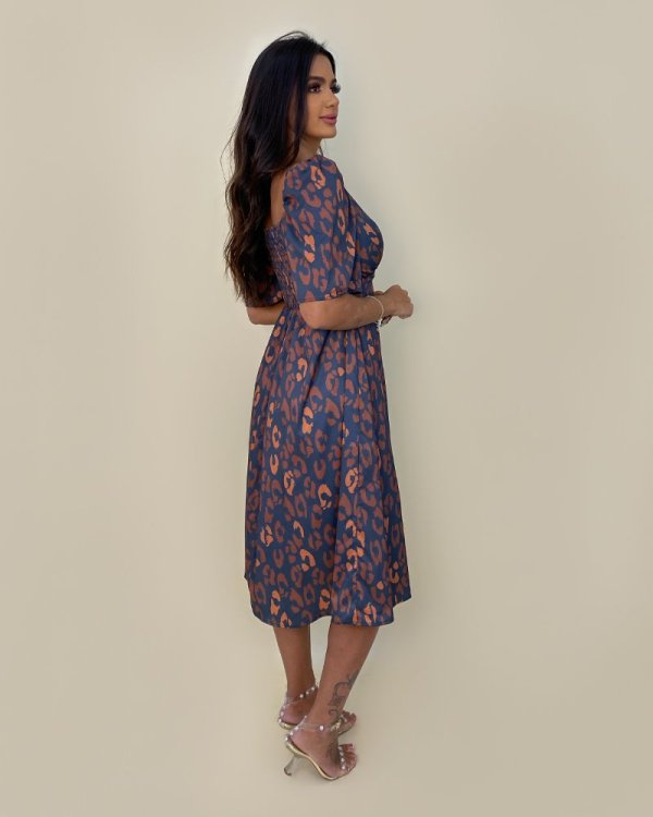 Vestido Núbia - Onça Azul - Imagem 3