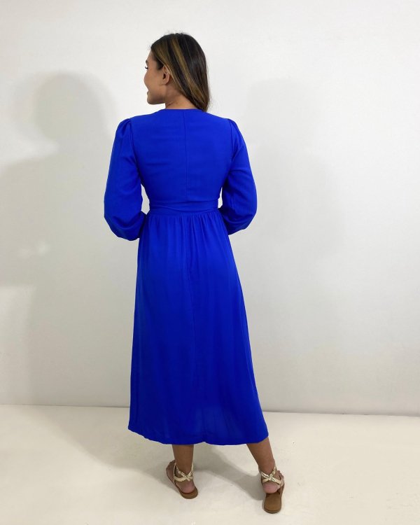 Vestido Clara - Azul Royal - Imagem 3