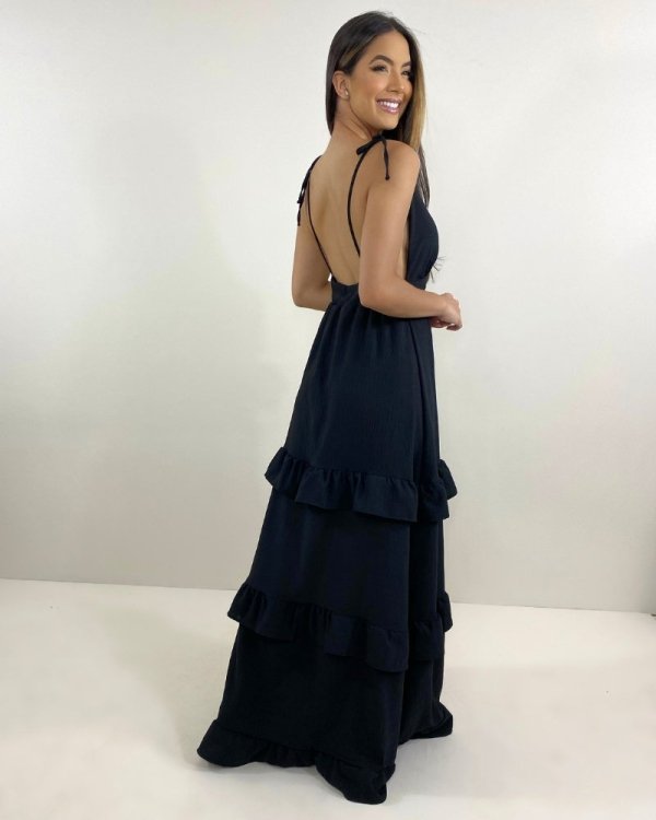 Vestido Elsa - Preto - Imagem 2