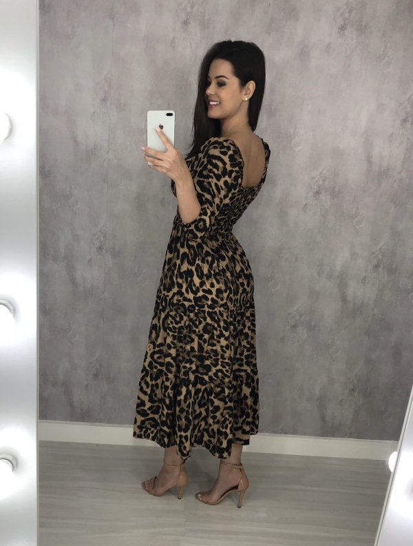 Vestido Juliana - Animal Print - Imagem 3