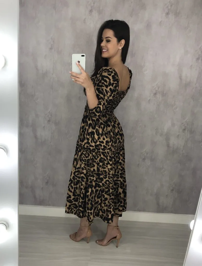 Vestido Juliana - Animal Print