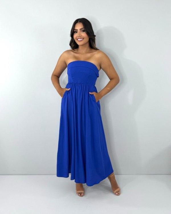 Vestido Perla - Azul Royal - Imagem 2