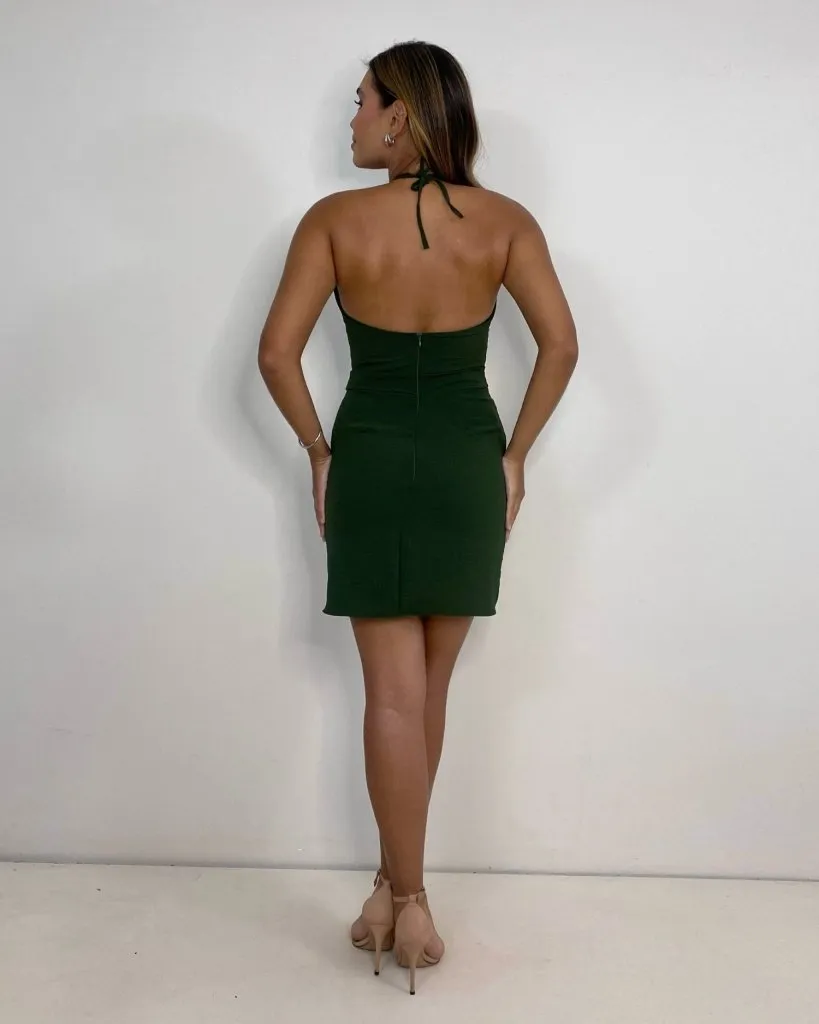 Vestido Lorena - Verde Militar