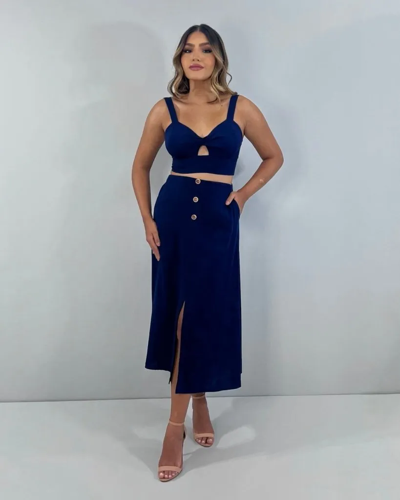 Conjunto Jamile - Azul Marinho, foto 3