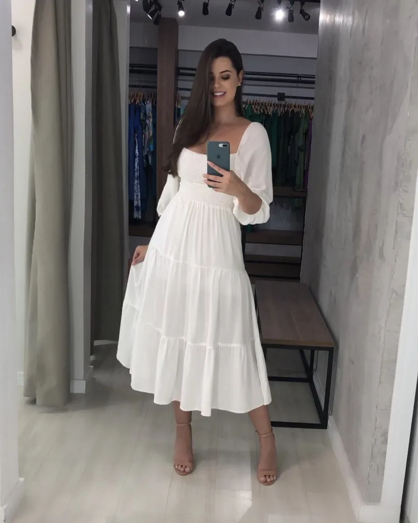 Vestido Juliana - Branco